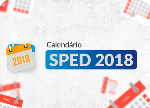 Calendário SPED 2018